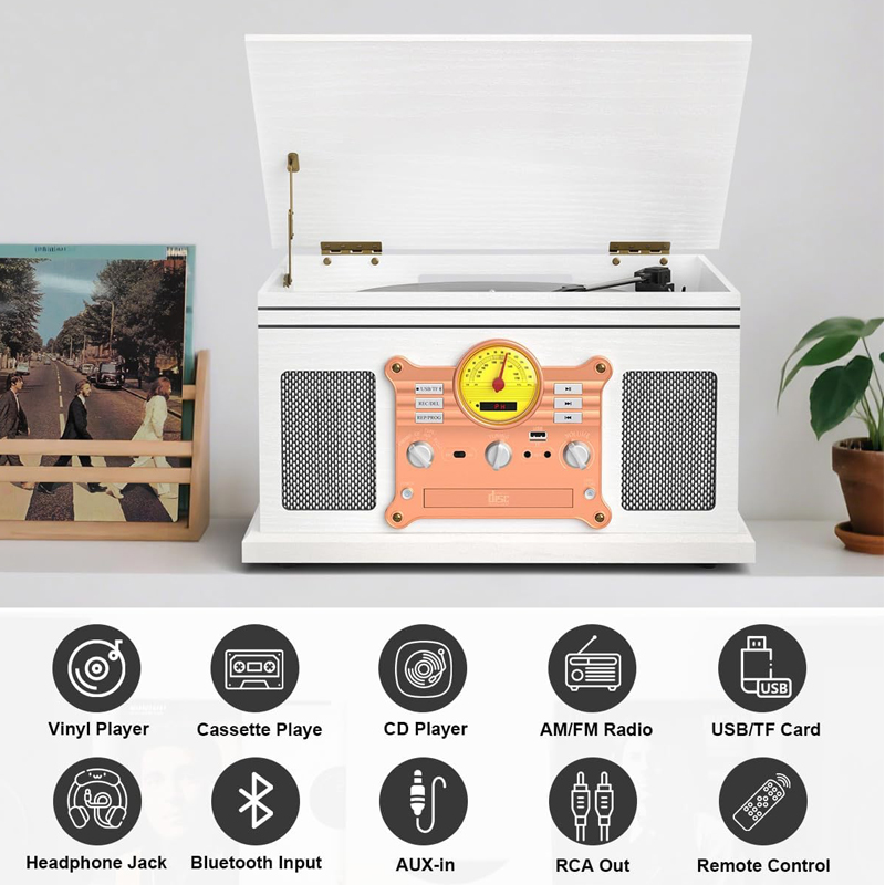 Vintage Bluetooth Record Player